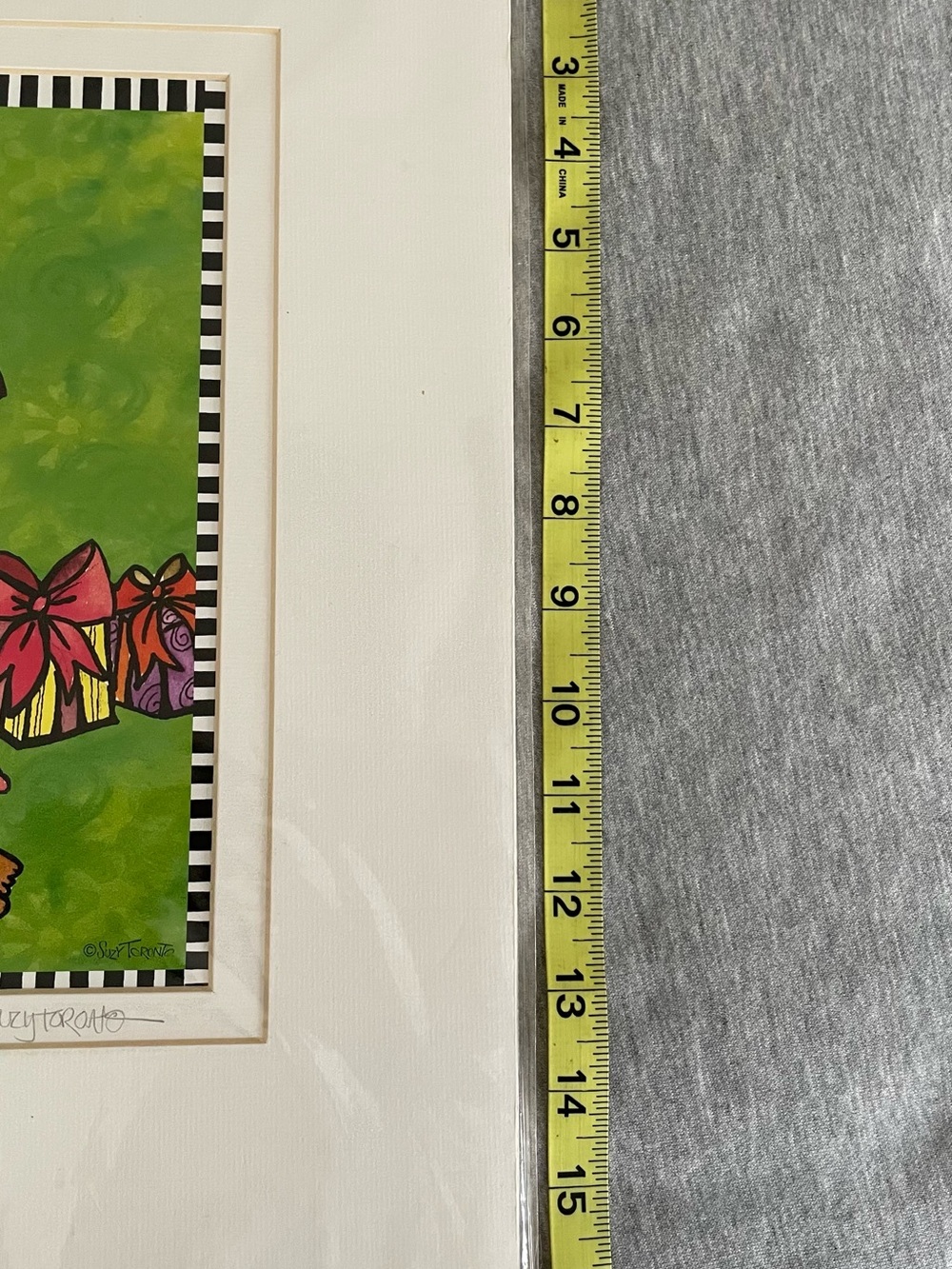 Suzy Toronto “She Who Is With Child” Matted Art Print size 10x8 - Picture 13 of 15